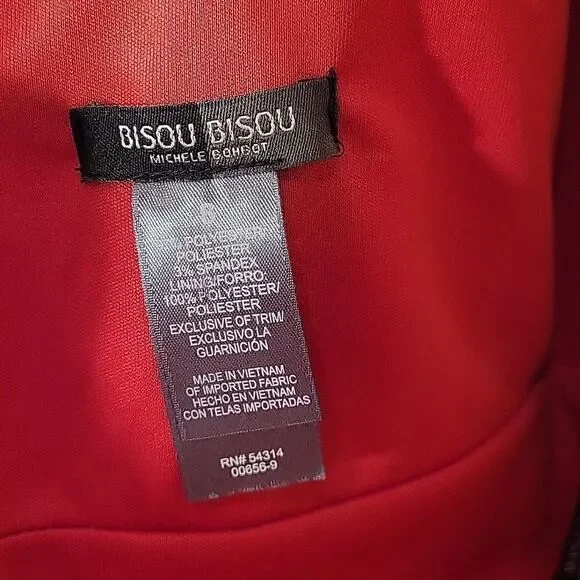 BISOU BISOU SQUARE NECKLINE SLEEVELESS PENCIL DRESS - Picture 10 of 13